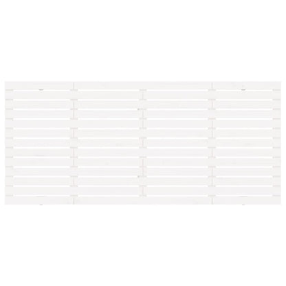 Wand-Kopfteil Weiß 166x3x91,5 cm Massivholz Kiefer