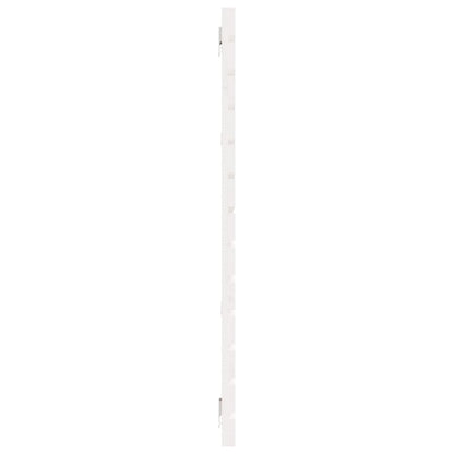 Wand-Kopfteil Weiß 166x3x91,5 cm Massivholz Kiefer