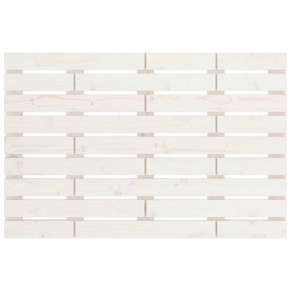 Wand-Kopfteil Weiß 106x3x63 cm Massivholz Kiefer