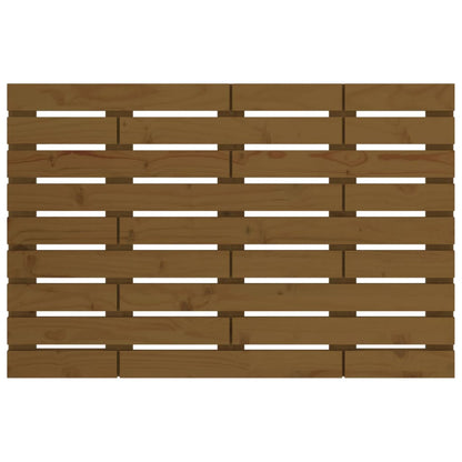 Wand-Kopfteil Honigbraun 96x3x63 cm Massivholz Kiefer