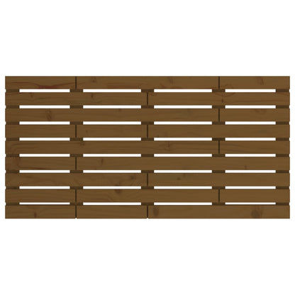 Wand-Kopfteil Honigbraun 146x3x63 cm Massivholz Kiefer