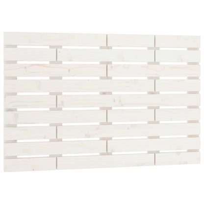 Wand-Kopfteil Weiß 81x3x63 cm Massivholz Kiefer