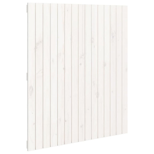 Wand-Kopfteil Weiß 95,5x3x110 cm Massivholz Kiefer