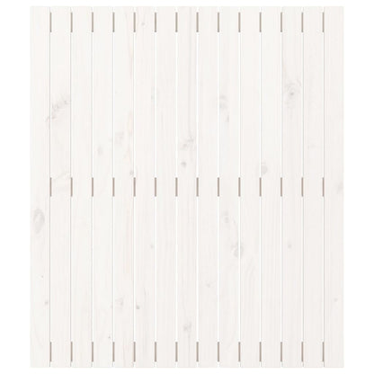 Wand-Kopfteil Weiß 95,5x3x110 cm Massivholz Kiefer