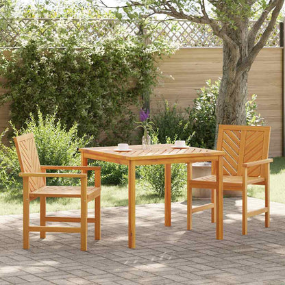 Garten Essgruppe 3 pcs Braun Akazie Massivholz