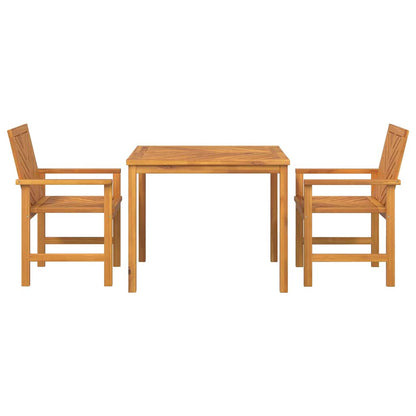 Garten Essgruppe 3 pcs Braun 90 x 90 x 74 cm Akazie Massivholz