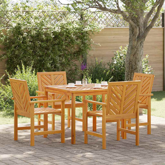 Garten Essgruppe 5 pcs Braun Akazie Massivholz