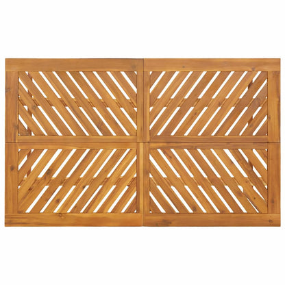 Garten Essgruppe 3 pcs Braun Akazie Massivholz