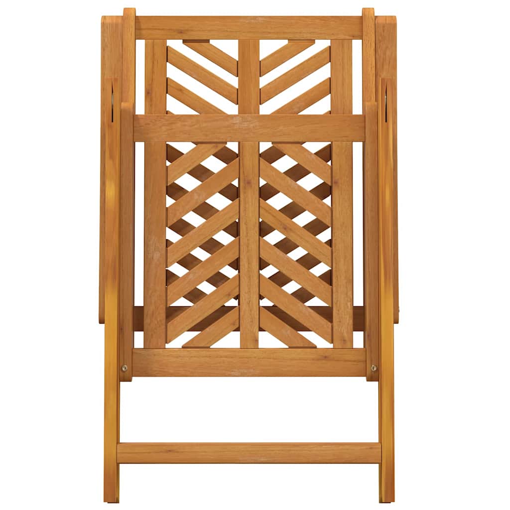 Garten Bistro Set 3 pcs Braun Akazie Massivholz