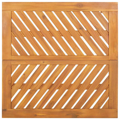 Garten Essgruppe 3 pcs Braun 90 x 90 x 74 cm Akazie Massivholz