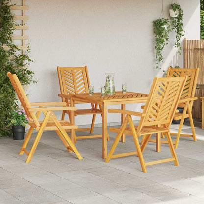 Garten Essgruppe 5 pcs Braun 90 x 90 x 74 cm Akazie Massivholz