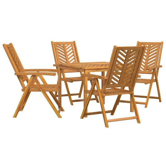 Garten Essgruppe 5 pcs Braun 90 x 90 x 74 cm Akazie Massivholz