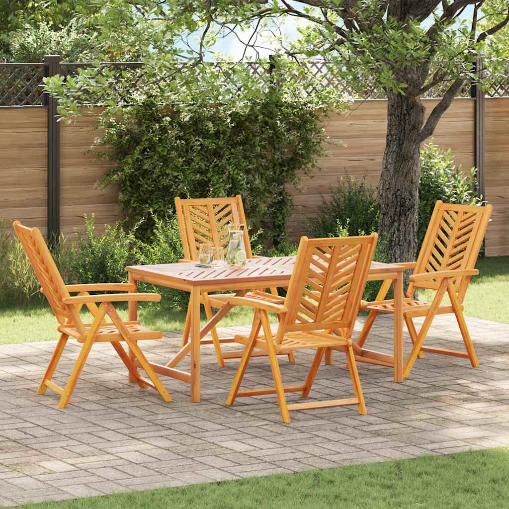 Garten Essgruppe 5 pcs Braun 150 x 90 x 74 cm Akazie Massivholz