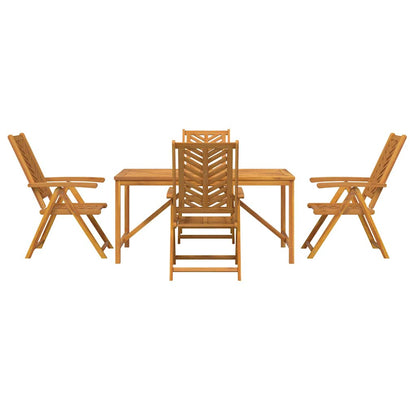 Garten Essgruppe 5 pcs Braun 150 x 90 x 74 cm Akazie Massivholz
