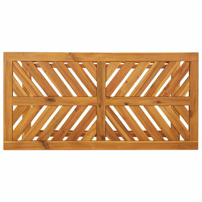 Garten Lounge Set Braun Massivholz Akazie