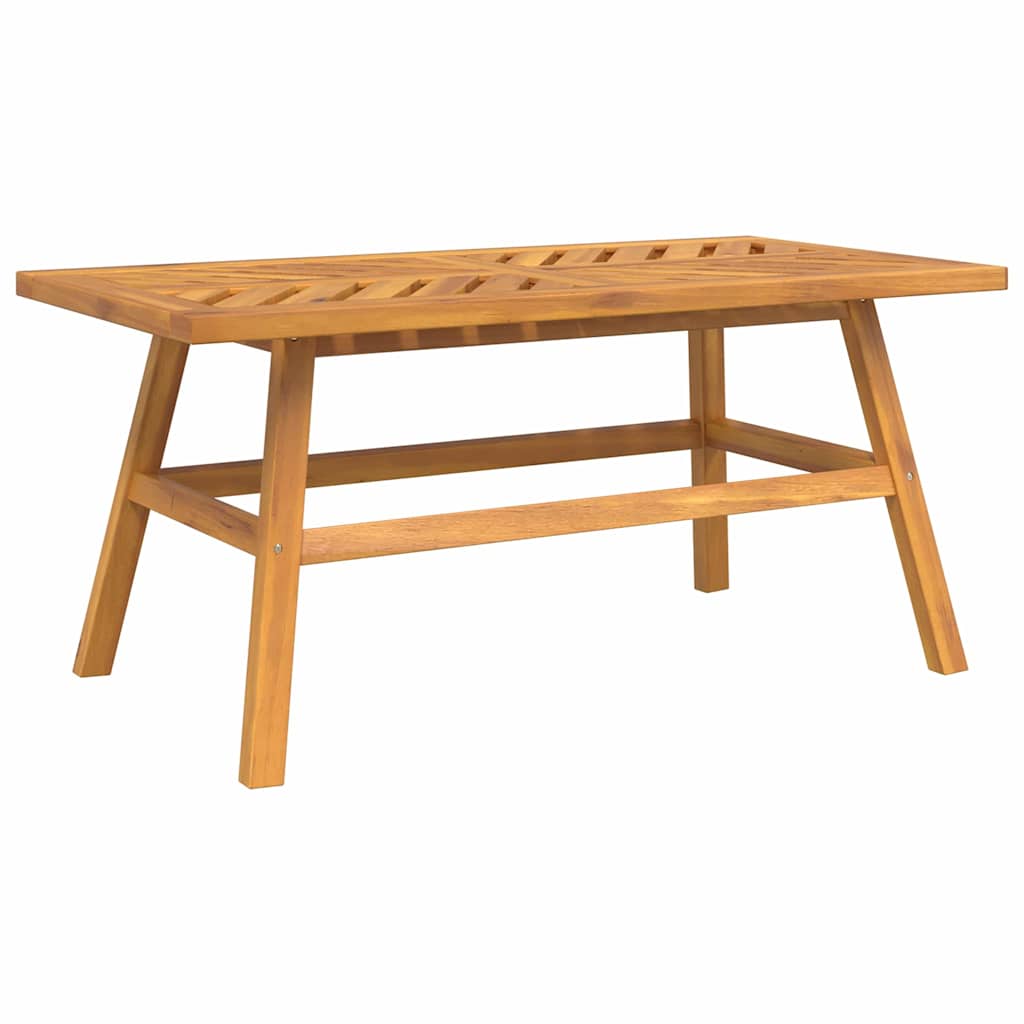 Garten Lounge Set Braun Massivholz Akazie