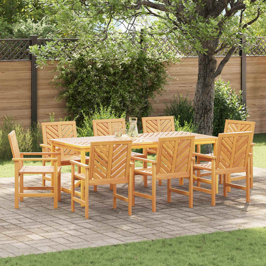 Garten Esszimmerstühle 8 pcs Braun 59 x 62.5 x 89 cm