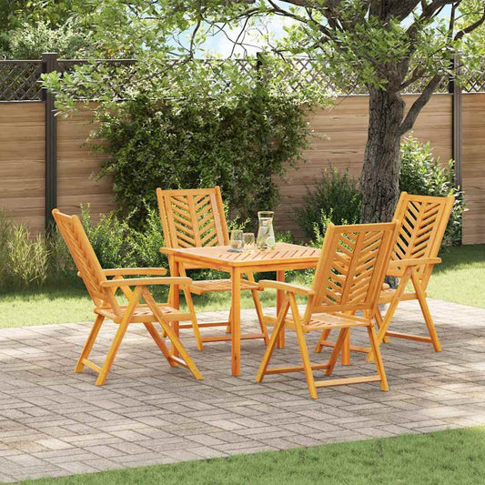 Recliner 4 pcs Braun 57 x 71 x 90cm Holz