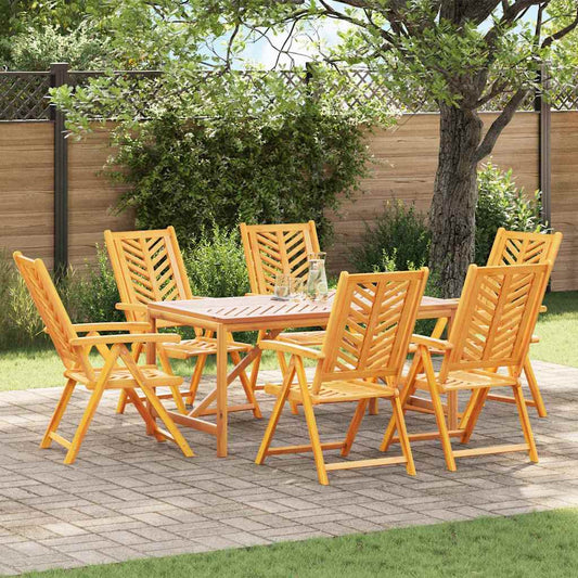 Recliner 6 pcs Braun 57 x 71 x 90cm Holz