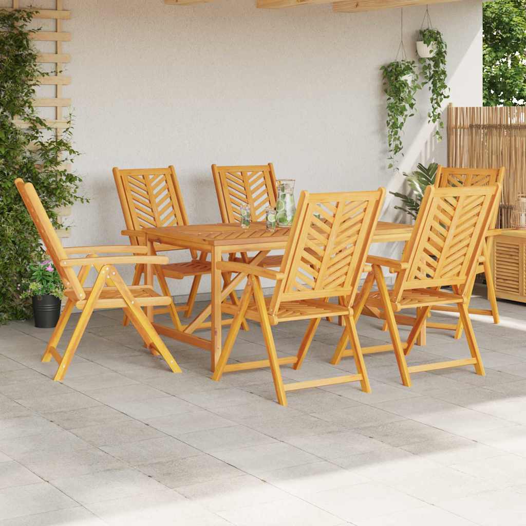 Recliner 6 pcs Braun 57 x 71 x 90cm Holz