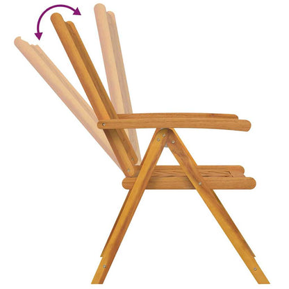 Recliner 6 pcs Braun 57 x 71 x 90cm Holz