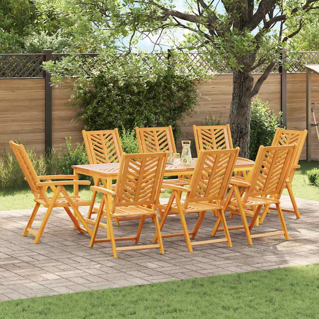 Recliner 8 pcs Braun 57 x 71 x 90cm Holz