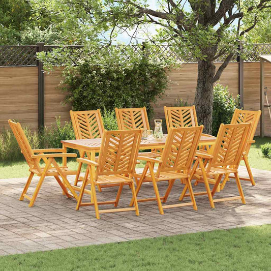 Recliner 8 pcs Braun 57 x 71 x 90cm Holz