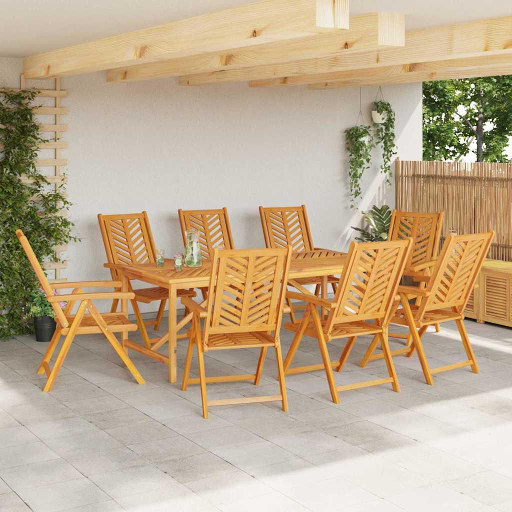 Recliner 8 pcs Braun 57 x 71 x 90cm Holz