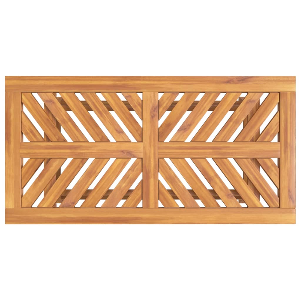 Couchtisch 100x50x45 cm Massivholz Akazie