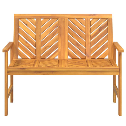 Gartenbank 109 cm Massivholz Akazie