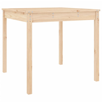 Havebord 82,5x82,5x76 cm massivt fyrretræ