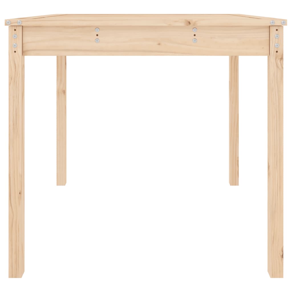 Havebord 82,5x82,5x76 cm massivt fyrretræ