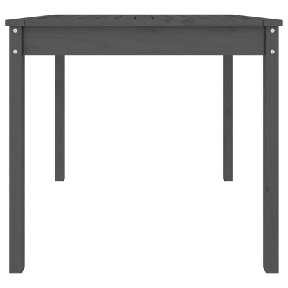 Gartentisch Grau 82,5x82,5x76 cm Massivholz Kiefer