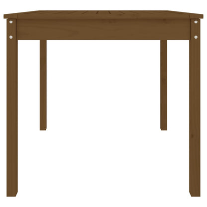 Gartentisch Honigbraun 82,5x82,5x76 cm Massivholz Kiefer