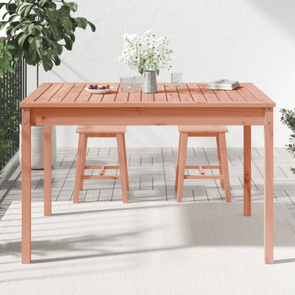 Havebord 121x82,5x76 cm massivt douglasgrantræ