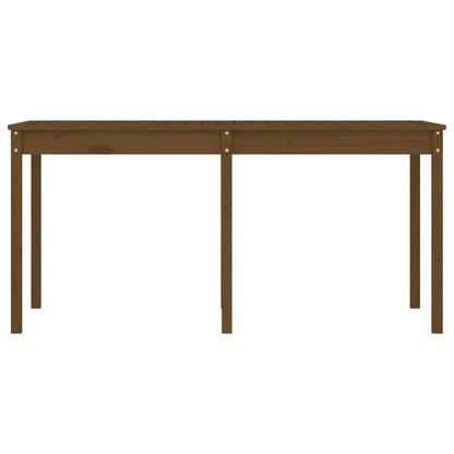 Gartentisch Honigbraun 159,5x82,5x76 cm Massivholz Kiefer