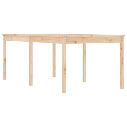 Havebord 203,5x100x76 cm massivt fyrretræ