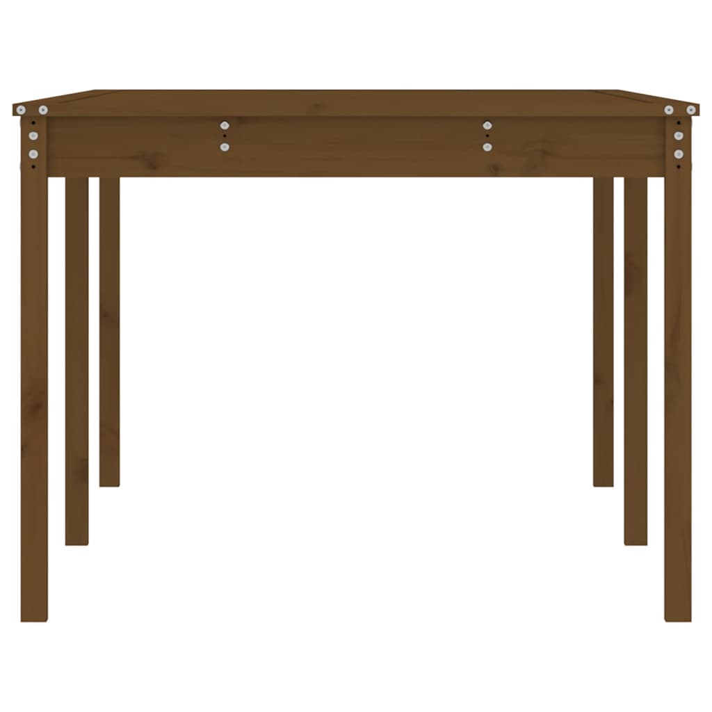 Gartentisch Honigbraun 203,5x100x76 cm Massivholz Kiefer