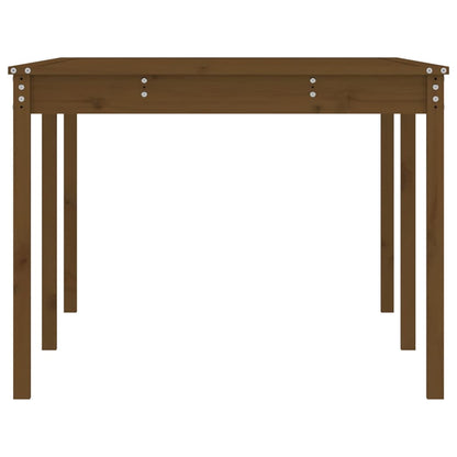 Gartentisch Honigbraun 203,5x100x76 cm Massivholz Kiefer