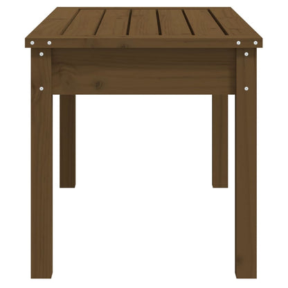 Gartenbank Honigbraun 80x44x45 cm Massivholz Kiefer