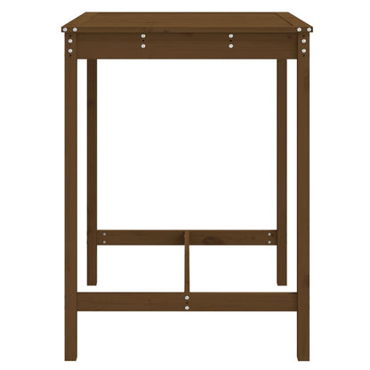 Gartentisch Honigbraun 82,5x82,5x110 cm Massivholz Kiefer