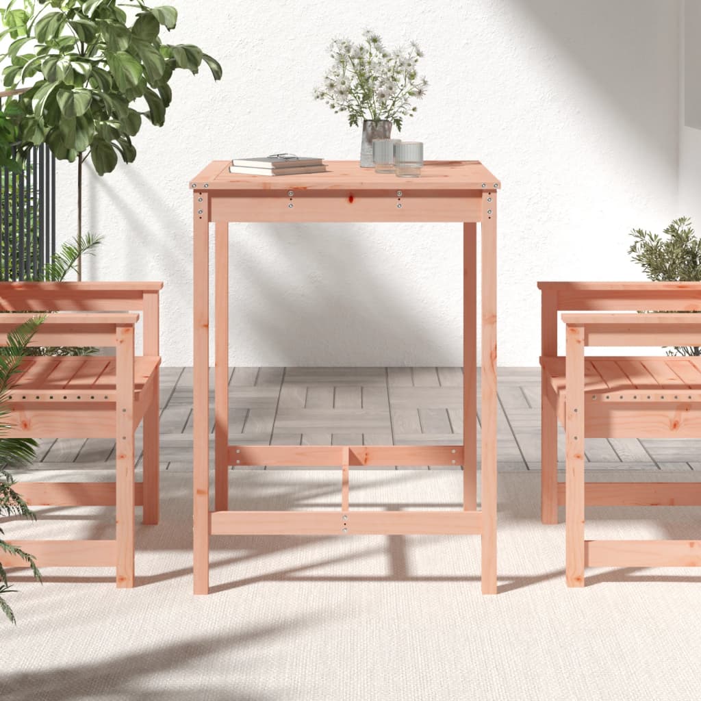 Gartentisch 82,5x82,5x110 cm Massivholz Douglasie