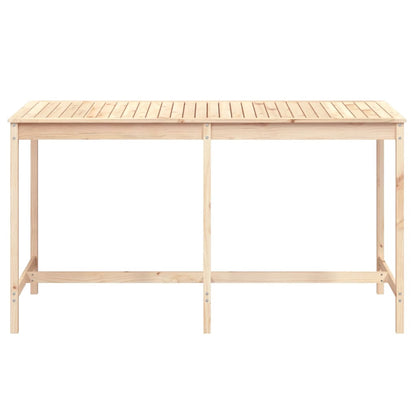 Gartentisch 203,5x90x110 cm Massivholz Kiefer