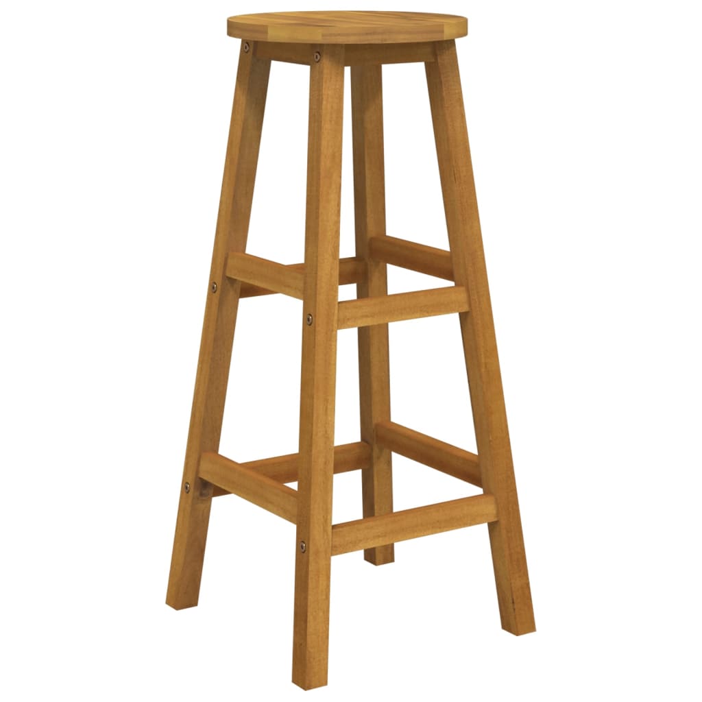 3-tlg. Bar-Set Massivholz Akazie