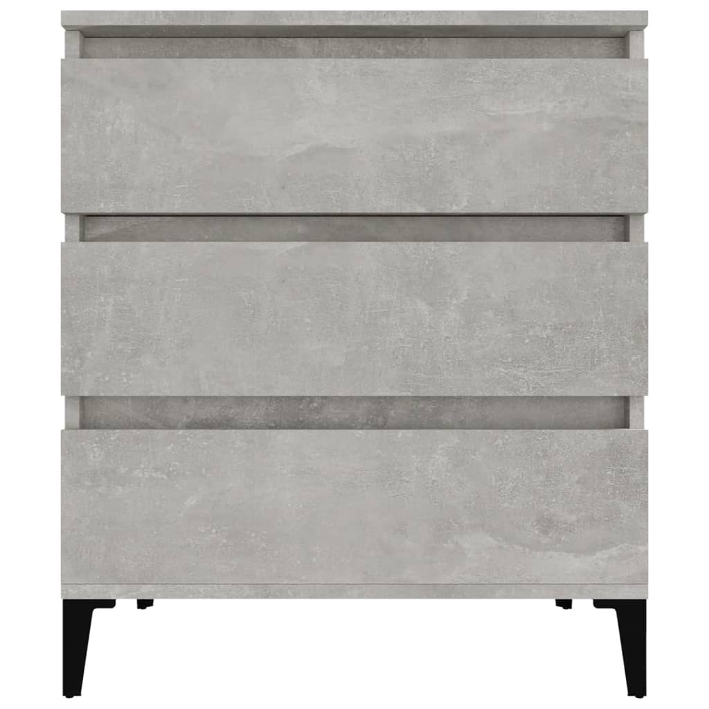 Sideboard Betongrau 60x35x70 cm Holzwerkstoff