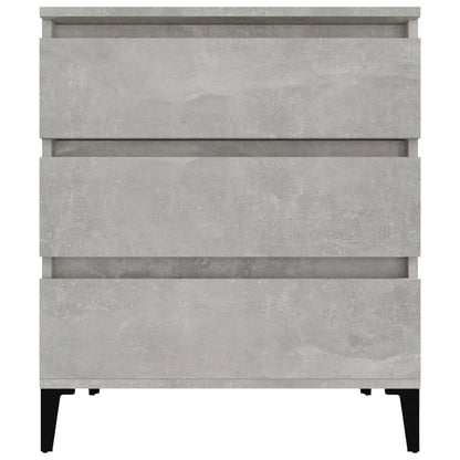 Sideboard Betongrau 60x35x70 cm Holzwerkstoff