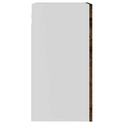 Hängeschrank Lyon Glas Räuchereiche 40x31x60 cm Holzwerkstoff