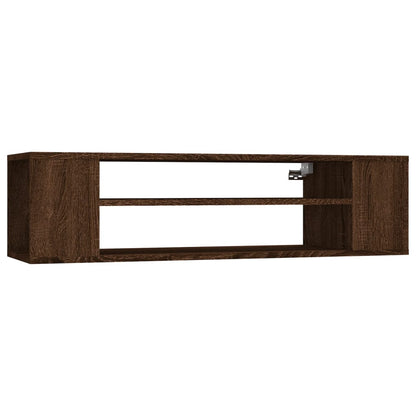 TV vægskab brun eg look 100x30x26,5 cm træmateriale