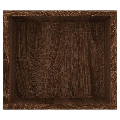 TV vægskab brun eg look 100x30x26,5 cm træmateriale