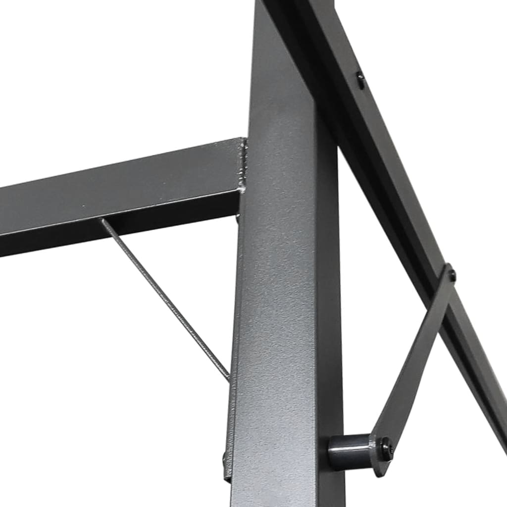 Pergola mit Schiebedach Anthrazit 395x292x230 cm